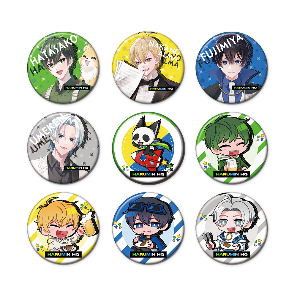 【2部購入者】缶バッジ(ランダム全9種)